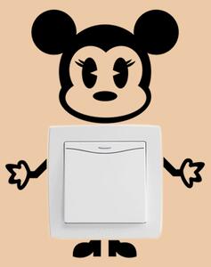 Minnie Mouse - nálepka nad vypínač