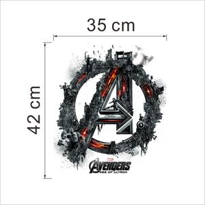 Samolepka na stenu "Avengers Logo" 42x35 cm