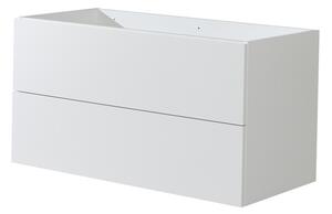 Mereo Aira, kúpeľňová skrinka 101 cm, biela, dub, šedá Aira, kúpeľňová skrinka 101 cm, dub Variant: Aira, kúpeľňová skrinka 101 cm, biela