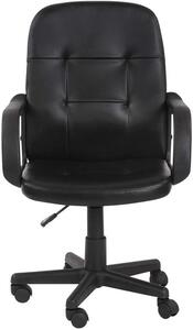JAGO kancelárska stolička s lakťovou opierkou, čierna