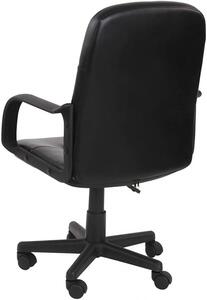 Jago Kancelárska stolička s lakťovou opierkou, čierna