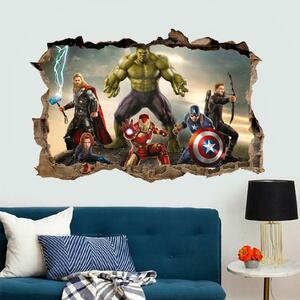 Samolepka na stenu "Avengers 3" 70x50 cm