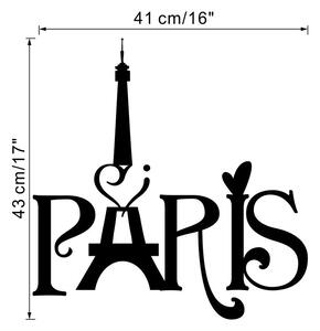 Samolepka na stenu "Paríž 2" 41x43 cm