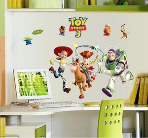Samolepka na stenu "Toy Story 3" 75x80 cm