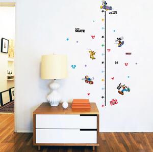 Samolepka na stenu "Detský meter - Mickey" 77x125 cm