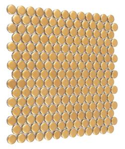 DUNIN - Miss Penny Gold matt Keramická mozaika DUNIN (27,2 x 27,4 cm/1ks)