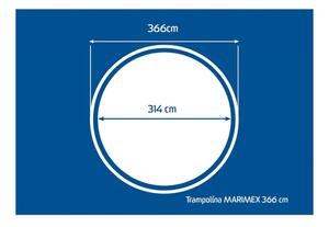 MARIMEX Trampolína s ochrannou sieťou, 366 cm