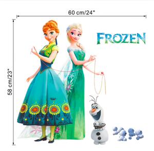 Samolepka na stenu "Frozen" 58x60 cm