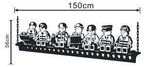 Samolepka na stenu "Lego postavičky" 56x150cm