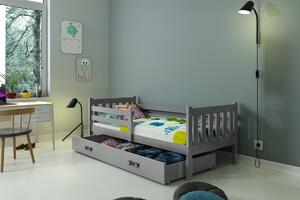 BMS Detská posteľ s úložným priestorom CARINO 190x80 grafit Farba šuplíku: Grafit