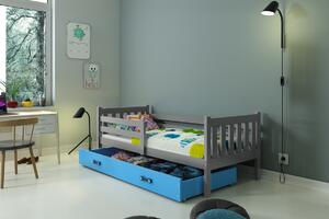 BMS Detská posteľ s úložným priestorom CARINO 190x80 grafit Farba šuplíku: Grafit