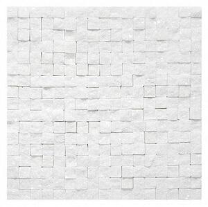 DUNIN - Zen Crystal WHITE Rock 18 Mramorová mozaika DUNIN (30,5 x 30,5 cm / 1 ks)