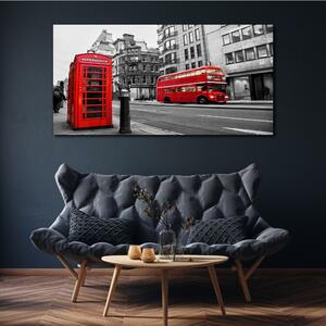 Obraz canvas Mesto londýnsky autobus