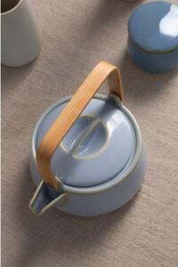 Modrá porcelánová kanvica na čaj 1 l Juna – Premier Housewares