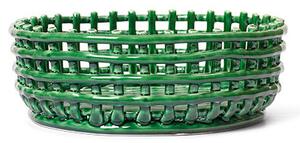 Ferm LIVING - Ceramic Centrepiece Emerald Green ferm LIVING - Lampemesteren