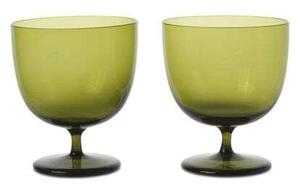 Ferm LIVING - Host Water Glasses Set of 2 Moss Green ferm LIVING - Lampemesteren