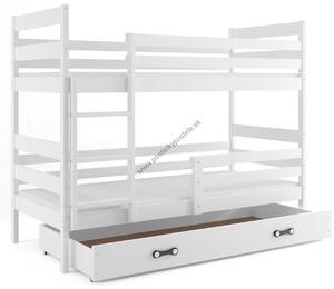 Poschodová posteľ ERIK 2 - 160x80cm - Biela - Biela (Najmenšia varianta 160x80cm)