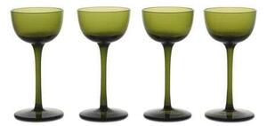 Ferm LIVING - Host Liqueur Glasses Set of 4 Moss Green ferm LIVING - Lampemesteren