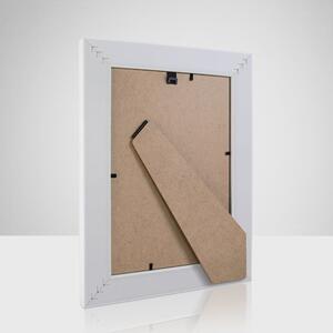Biely plastový rámček 18x23 cm