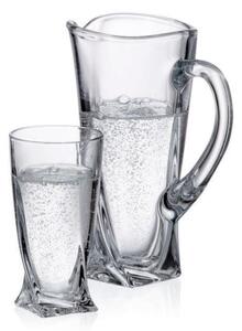 Crystalite Bohemia Long Drink poháre na koktejly a nealko nápoje Quadro 350 ml 6KS