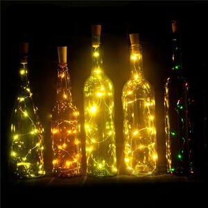 Dekoračné LED svetielka do flaše