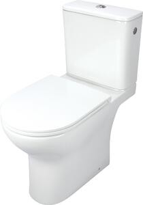 Deante WC kombi bez okraja Jasmin so zadným odpadom a WC sedadlom SoftClose - CDJD6RPS
