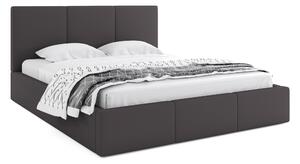 Čalúnená posteľ (výklopná) HILTON 160x200cm GRAFITOVÁ (celočalúnená)
