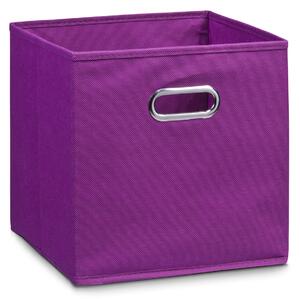 Zeller, Úložný box, flísový, lila, 32 x 32 x 32 cm