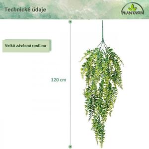 PLANTASIA Sada umelých závesných rastlín, 120 cm, 2 ks