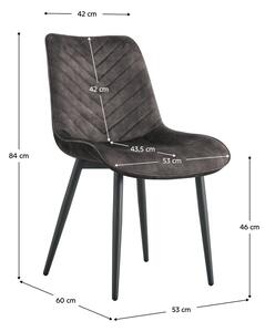Jedálenská stolička Zaino Typ 2 J19-UF912-07B (hnedá + čierna). Vlastná spoľahlivá doprava až k Vám domov. 1075503