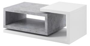 Konferenčný stolík Bilsby Typ 97 (betón colorado + biela). Vlastná spoľahlivá doprava až k Vám domov. 1030345