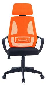 Kancelárske kreslo Tyxos MC089 (čierna + oranžová). Vlastná spoľahlivá doprava až k Vám domov. 1075524