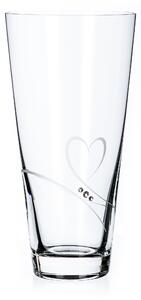 Diamante krištáľová váza Romance s kamienkami Swarovski 25 cm