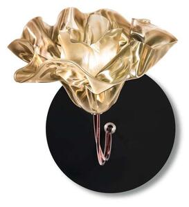 Slamp - La Fleur Nástenné Svietidlo Black/Golden - Lampemesteren