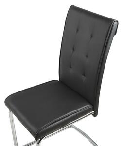 Set 2 ks. jedálenských stoličiek ROVVO (čierna). Vlastná spoľahlivá doprava až k Vám domov. 1026800