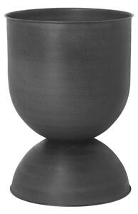 Kvetináč Hourglass, M, Black – Ferm Living