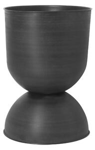 Kvetináč Hourglass, L, Black – Ferm Living