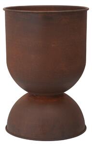 Kvetináč Hourglass, M, Rust – Ferm Living
