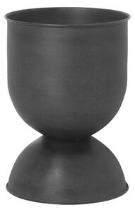 Kvetináč Hourglass, S, Black – Ferm Living
