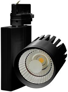 Čierny lištový LED reflektor 20W 3F – Vonkajší LED reflektory (halogény) > LED reflektory lištové