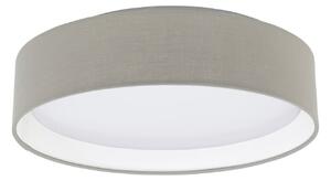 EGLO LED stropné osvetlenie PASTERI, 11W, teplá biela, 32cm, okrúhle, šedohnedé