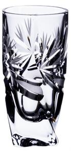 Onte Crystal Bohemia Crystal ručne brúsené poháre na destiláty Quadro Mašle 50 ml 6KS