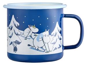 Muurla Hrnček Moomin Starry Night 0,37l, smalt / modrý