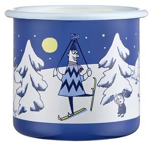 Muurla Hrnček Moomin Starry Night 0,37l, smalt / modrý