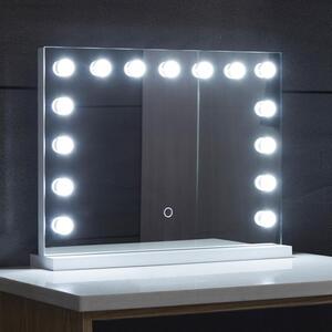 Aquamarin Kúpeľňové LED zrkadlo Hollywood 58 x 43 cm