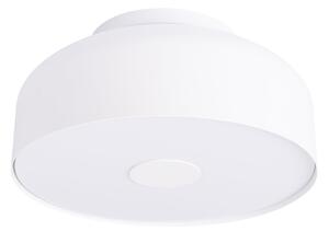 Stropné svietidlo Omiq, 1x biele kovové tienidlo, (biely plast), (fi 30 cm)