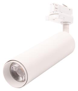 Biely lištový LED reflektor 7W 3F Premium Farba svetla Studená biela