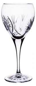 Onte Crystal Bohemia Crystal ručne brúsené poháre na biele víno Větrník 270 ml 2KS