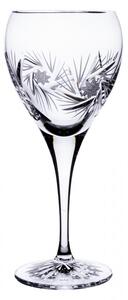 Onte Crystal Bohemia Crystal ručne brúsené poháre na biele víno Větrník 270 ml 2KS