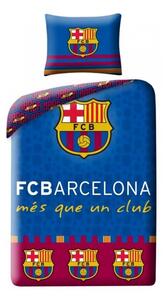 Bavlnené posteľné obliečky - posteľná bielizeň - FC Barcelona - 140 x 200 + 70 x 90 cm - Certfikát Oeko-Tex Standard 100